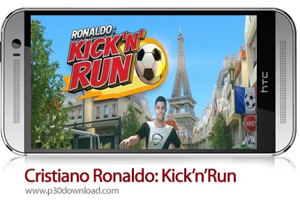 دانلود Cristiano Ronaldo: Kick'n'Run v1.0.35 + Mod - بازی موبایل دوی کریستیانو رونالدو