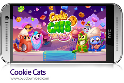دانلود Cookie Cats v1.59.0 + Mod - بازی موبایل گربه های آشپز