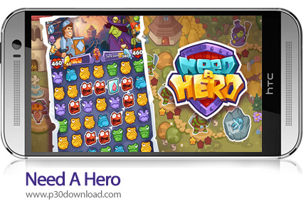 دانلود Need A Hero v2.6.929.2 + Mod - بازی موبایل نیاز به قهرمان