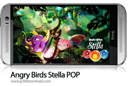 دانلود Angry Birds Stella POP v3.87.0 + Mod - بازی موبایل پرندگان خشمگین