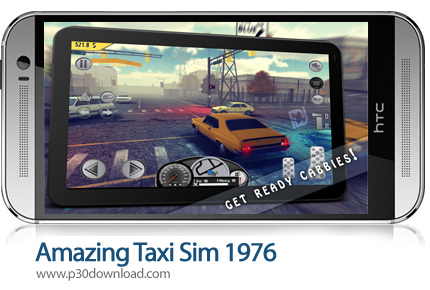 دانلود Amazing Taxi Sim 1976 - بازی موبایل تاکسیرانی هیجان انگیز