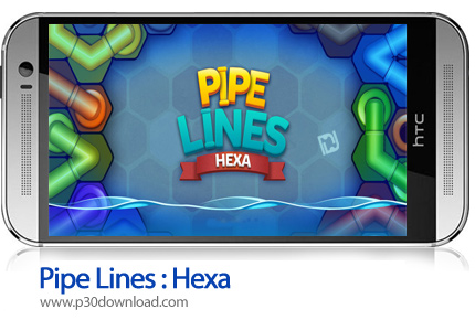 دانلود Pipe Lines: Hexa v21.0421.00 + Mod - بازی موبایل مسیرهای لوله: هگزا