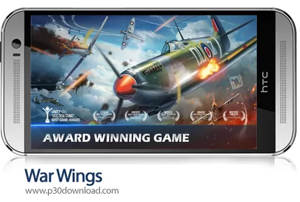 دانلود War Wings v5.6.63 + Mod - بازی موبایل هواپیماهای جنگی