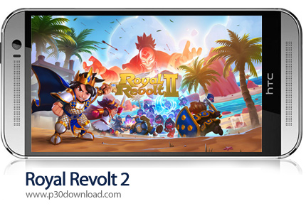 دانلود Royal Revolt 2 v6.5.0 + Mod - بازی موبایل شورش پادشاهی