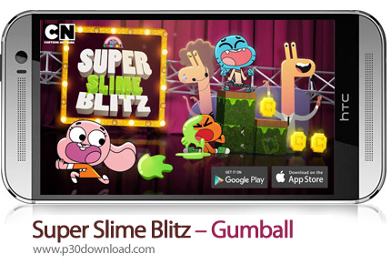 دانلود Super Slime Blitz - Gumball v1.2.4 + Mod - بازی موبایل گامبال