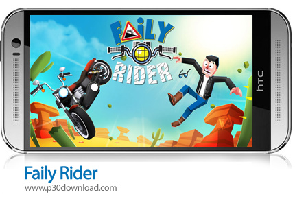 دانلود Faily Rider v10.44 + Mod - بازی موبایل موتور بی ترمز