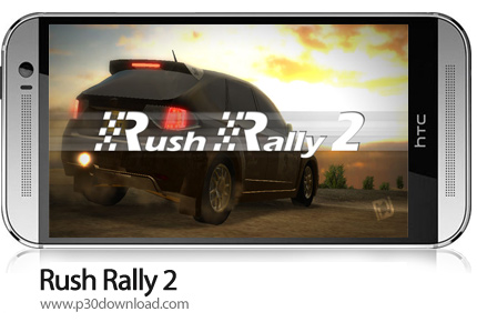 دانلود Rush Rally 2 v1.115 + Mod - بازی موبایل رالی ماشین سواری