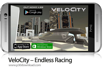 دانلود VeloCity - Endless Racing v2.0 - بازی موبایل ولوسیتی