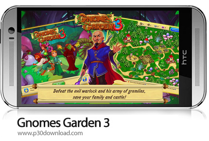 دانلود Gnomes Garden 3 - بازی موبایل کوتوله باغ 3
