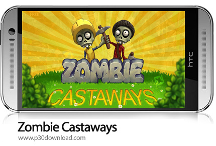 دانلود Zombie Castaways v4.27.1 + Mod - بازی موبایل شبیه سازی زندگی زامبی ها