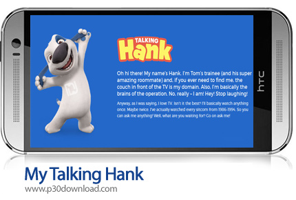 دانلود My Talking Hank v2.0.1.99 + Mod - بازی موبایل هنک سخنگو