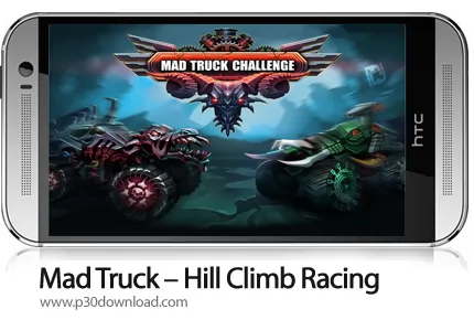 دانلود Mad Truck - Hill Climb Racing v1.5 + Mod - بازی موبایل ماشین سواری دو بعدی