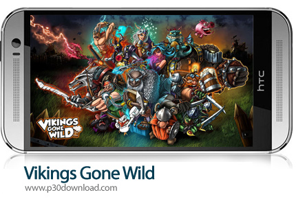 دانلود Vikings Gone Wild v4.4.0.2 + Mod - بازی موبایل وایکینگ های وحشی
