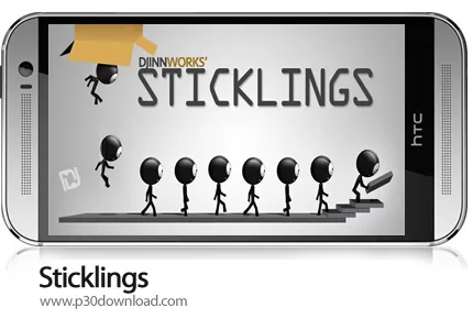 دانلود Sticklings - بازی موبایل آدم کوچولوها