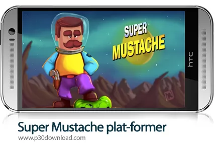 دانلود Super Mustache plat-former - بازی موبایل سوپر ماستیک