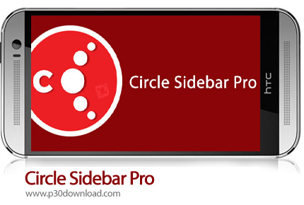 دانلود Circle Sidebar Pro v27.0 - برنامه موبایل ایجاد نوار میانبر برنامه ها