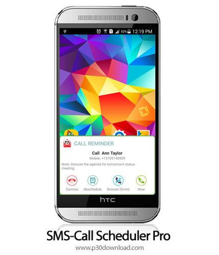 دانلود SMS-Call Scheduler Pro v2.5.1 - برنامه موبایل ارسال پیام و تماس زمانبندی شده