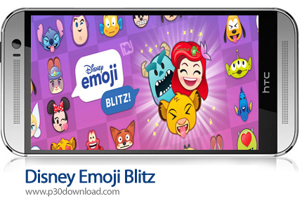 دانلود Disney Emoji Blitz v41.0.0 + Mod - بازی موبایل پازل شکلک های دیزنی