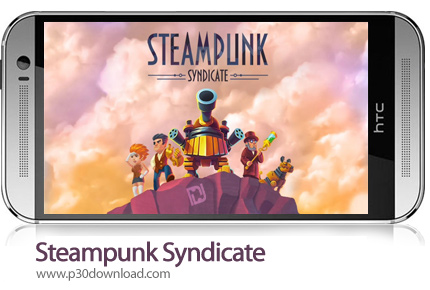 دانلود Steampunk Syndicate v2.1.65 + Mod - بازی موبایل برج دفاعی