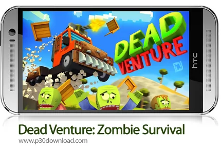 دانلود Dead Venture: Zombie Survival v1.2.3 + Mod - بازی موبایل ماشین سواری