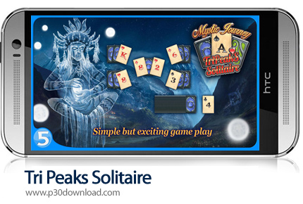 دانلود Tri Peaks Solitaire - بازی موبایل بازی با ورق