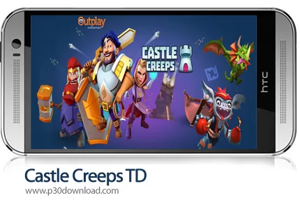 دانلود Castle Creeps TD v1.50.1 + Mod - بازی موبایل مدافعان قلعه