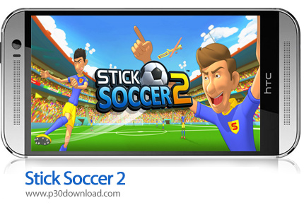 دانلود Stick Soccer 2 v1.2.1 + Mod - بازی موبایل استیک فوتبال 2