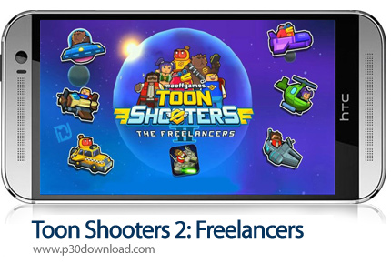 دانلود Toon Shooters 2: Freelancers - بازی موبایل تیراندازی کارتونی 2