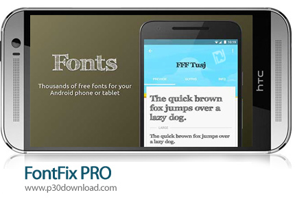 دانلود FontFix PRO v4.1.16.0 - برنامه موبایل تغییر فونت دستگاه های اندرویدی