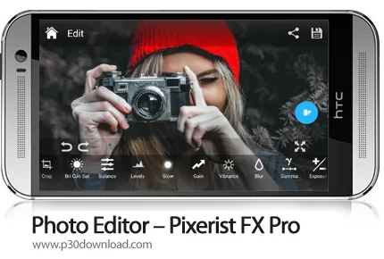 دانلود Photo Editor - Pixerist FX Pro v2.3.3 - برنامه موبایل افکت گذاری بر روی تصاویر