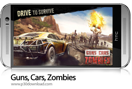 دانلود Guns, Cars, Zombies v3.2.6 + Mod - بازی موبایل سلاح ها، ماشین ها، زامبی ها
