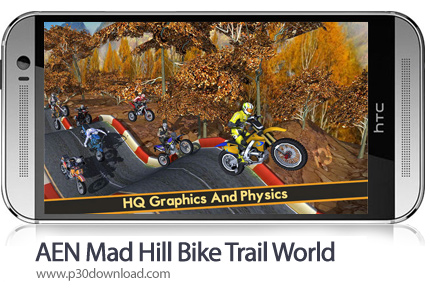 دانلود AEN Mad Hill Bike Trail World - بازی موبایل موتور سواری