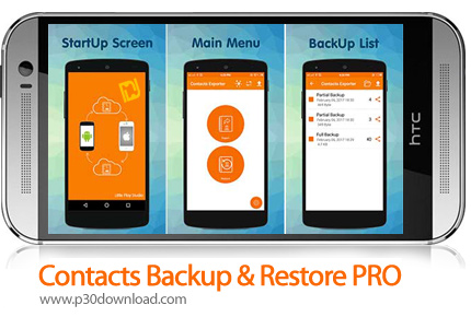دانلود Contacts Backup & Restore PRO v3.0 Unlocked - برنامه موبایل پشتیبان گیری از مخاطبین