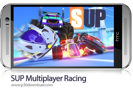 دانلود SUP Multiplayer Racing v2.2.8 + Mod - بازی موبایل مسابقه چند نفره