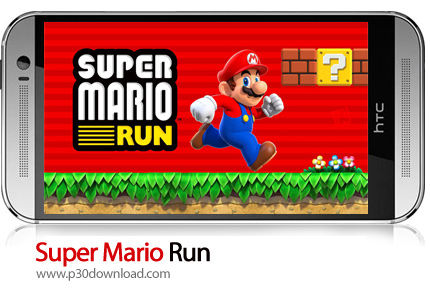 دانلود Super Mario Run v3.0.19 + Mod - بازی موبایل سوپر ماریو ران
