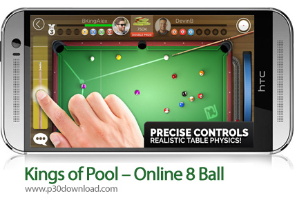 دانلود Kings of Pool - Online 8 Ball v1.25.5 + Mod - بازی موبایل پادشاه بیلیارد