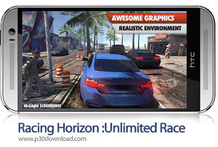 دانلود Racing Horizon :Unlimited Race v1.1.2 + Mod - بازی موبایل مسابقات افق