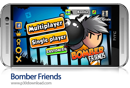 دانلود Bomber Friends v4.19 + Mod - بازی موبایل دوستان بمب گذار