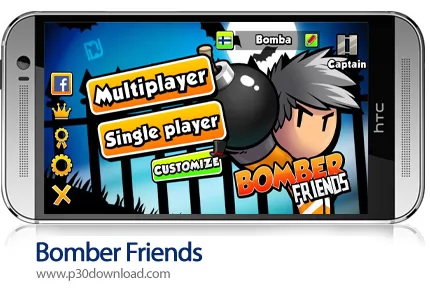 دانلود Bomber Friends v4.19 + Mod - بازی موبایل دوستان بمب گذار