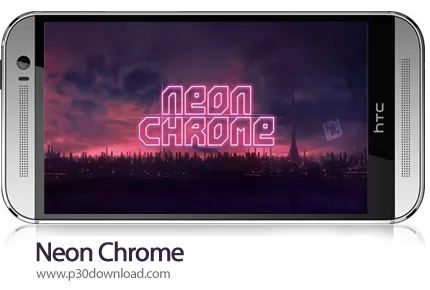 دانلود Neon Chrome v1.1.1.10 + Mod - بازی موبایل نئون کروم