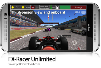 دانلود FX-Racer Unlimited v1.5.15 b129 + Mod - بازی موبایل ماشین سواری مسابقات فرمول 1