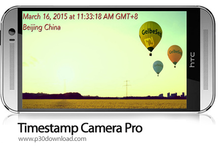 دانلود Timestamp Camera Pro v1.121 - برنامه موبایل ثبت برچسب زمانی و مکانی بر روی تصاویر و فایل های 