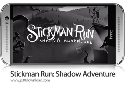 دانلود Stickman Run: Shadow Adventure v1.2.8 + Mod - بازی موبایل دوی استیکمن: ماجراجویی سایه