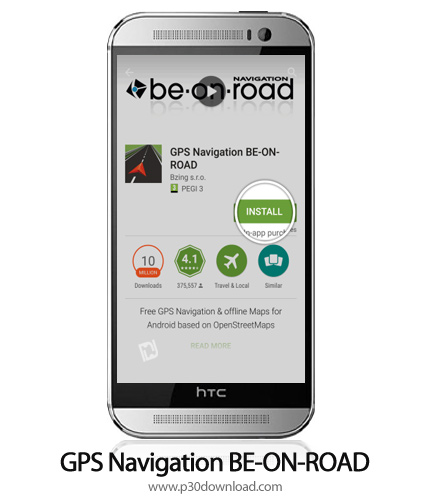 دانلود GPS Navigation BE-ON-ROAD v16.2.9 - برنامه موبایل جی پی اس آفلاین نقشه ایران + زبان و گوینده 