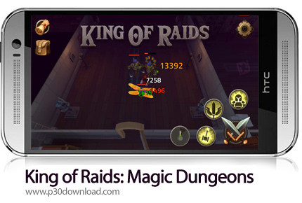 دانلود King of Raids: Magic Dungeons v2.0.64 + Mod - بازی موبایل پادشاه حملات