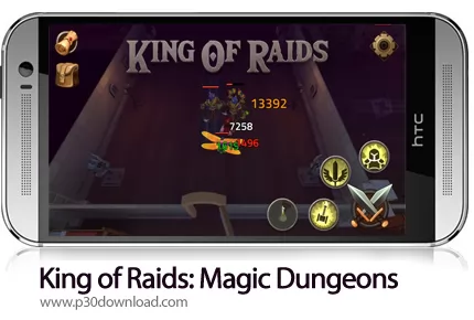 دانلود King of Raids: Magic Dungeons v2.0.64 + Mod - بازی موبایل پادشاه حملات