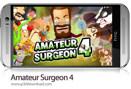 دانلود Amateur Surgeon 4 v2.7.10 + Mod - بازی موبایل جراح تازه کار 4