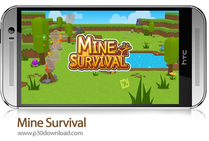 دانلود Mine Survival v2.2.0 + Mod - بازی موبایل بقا در معدن