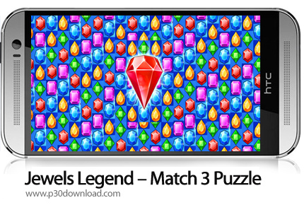 دانلود Jewels Legend - Match 3 Puzzle v2.41.0 + Mod - بازی موبایل تطبیق ساز افسانه جواهرات