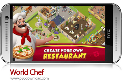 دانلود World Chef v2.7.4 + Mod - بازی موبایل سر آشپز جهانی